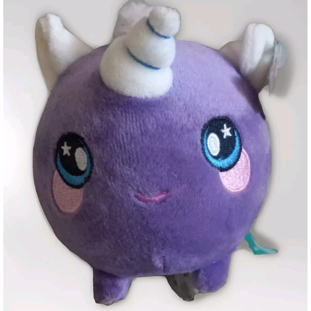 3.5" Kate The Unicorn Squeezamals Plush Stuffed Animal NWT‎